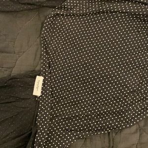 Solly Baby baby wrap - black and white polka dots. EUC